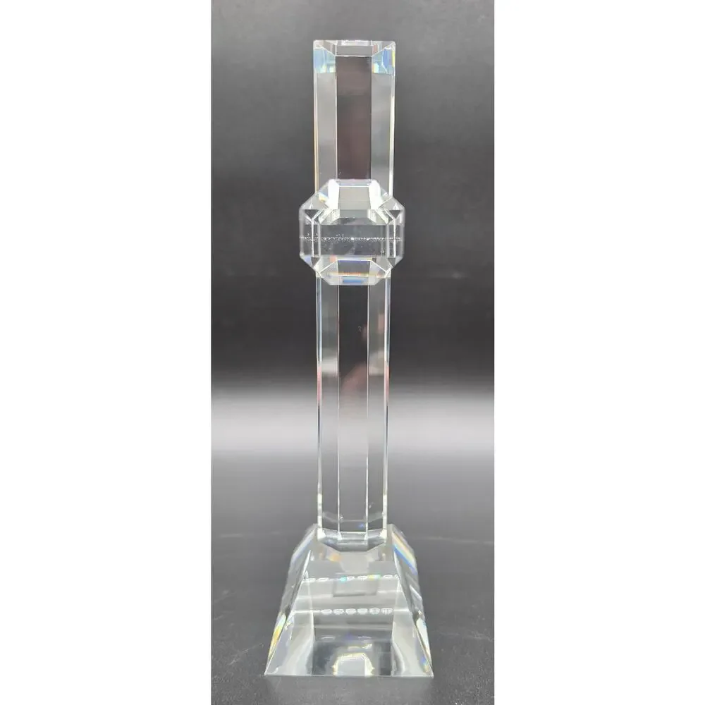 Vintage Cut Lead Crystal Cross 8.5